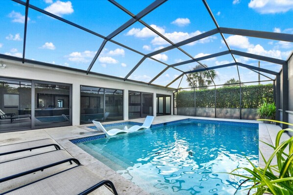 Piscine chauffée