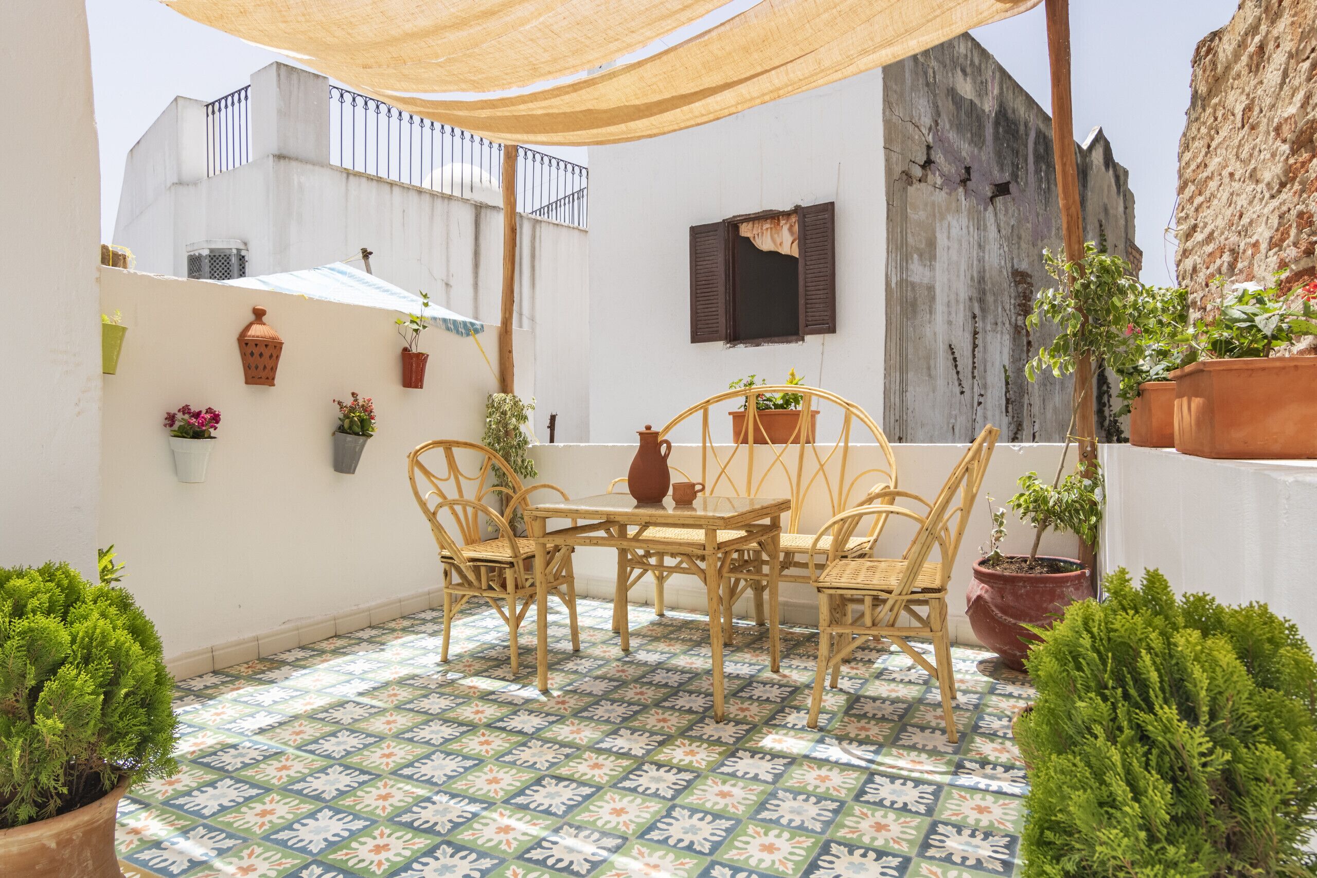 Relax and dine outdoors on our private patio.