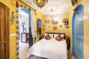 1 bedroom, iron/ironing board, free WiFi, bed sheets - Dar Sandra Moroccan Tiny House (Tanger)
