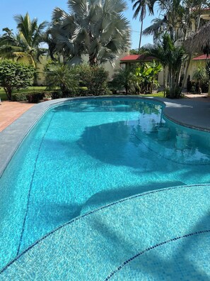 Pool - Relax in the sun and enjoy paradise when you stay at the Casita Paraíso.  (Barra de Navidad)