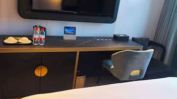 Double Room | Premium bedding, down duvets, free minibar, desk