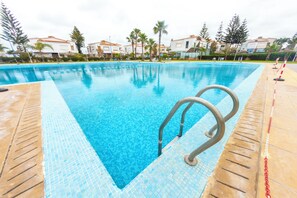 Pool - Ideal house, residence full security for kids. Private beach and swimming pool. (El Mansouria)