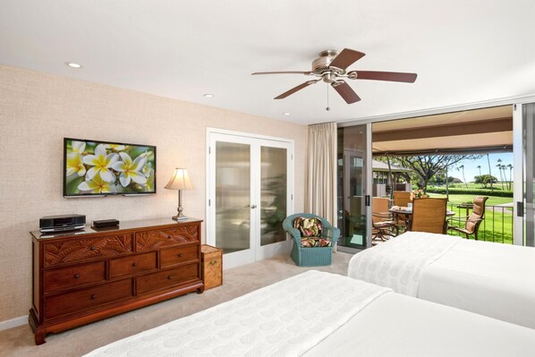 Villa, 1 Bedroom (Ocean View, Sleeps 4 (MEL-H207)) | 1 bedroom, laptop workspace, iron/ironing board, bed sheets