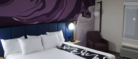 Luxe beddengoed, een strijkplank/strijkijzer, gratis wifi, beddengoed