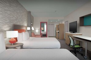 Suite estudio, 2 camas Queen size | Wifi gratis 
