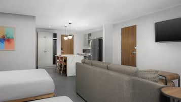 Literie hypoallergénique, coffres-forts dans les chambres, bureau