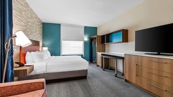 Studio suite, 1 kingsize bed | Een strijkplank/strijkijzer, gratis wifi