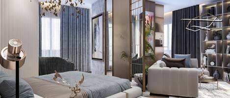 Ropa de cama de alta calidad, colchones con pillow-top y minibar
