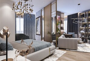 Ropa de cama de alta calidad, camas con pillow-top y minibar 