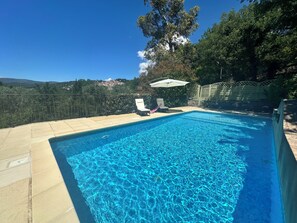Pool - New Holiday Rental Villa Callian with AC, heated pool, hot tub, outdoor kitchen (Callian)