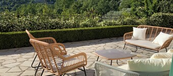 New Holiday Rental Villa Callian with AC, heated pool, hot tub, outdoor kitchen