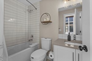 Hair dryer, towels