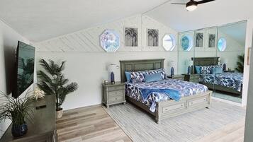 4 bedrooms, bed sheets