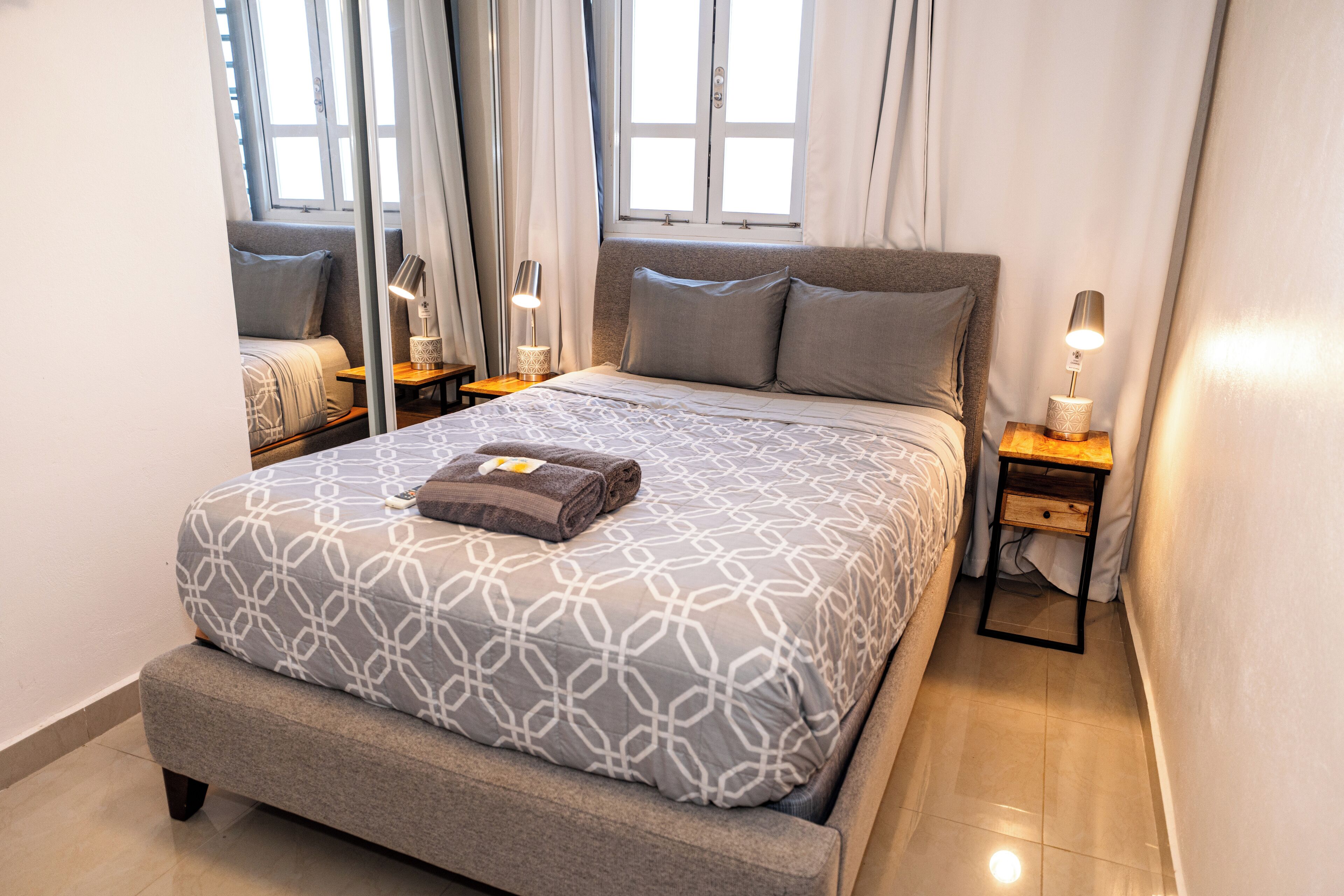 3 bedrooms, iron/ironing board, WiFi, bed sheets