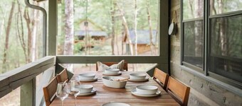 Cabin w Lux Gym Firepit Game Room and Playground!