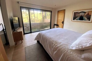 2 bedrooms, iron/ironing board, WiFi, bed sheets - Cabaña Oyamel en Valle de Bravo (Valle de Bravo)