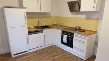 Kühlschrank, Ofen, Herdplatte, Geschirrspüler