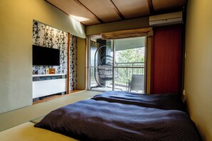 Traditional Room, Multiple Beds, Non Smoking, Garden View | Free WiFi, bed sheets - YuYu Hakone - Private Open Air Onsen Usage Guaranteed (Hakone)