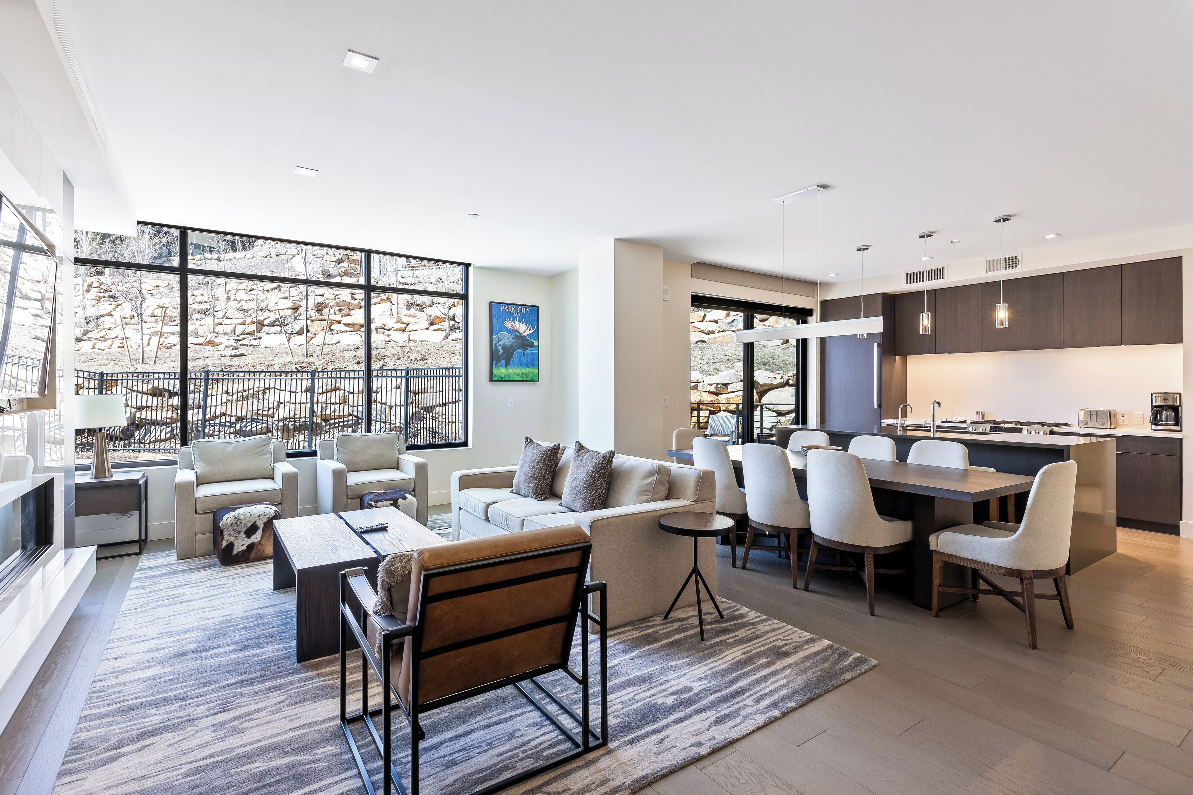 Smart TV, lareira, pebolim