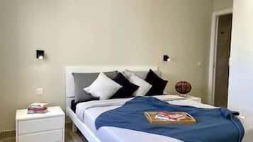 2 dormitorios, tabla de planchar con plancha, wifi y ropa de cama