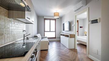 1 soverom, strykejern/-brett, reiseseng for barn og wi-fi (inkludert)