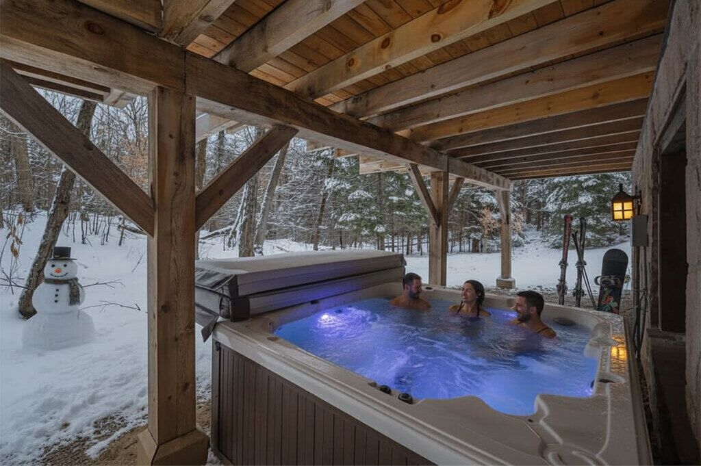 Bañera de hidromasaje exterior