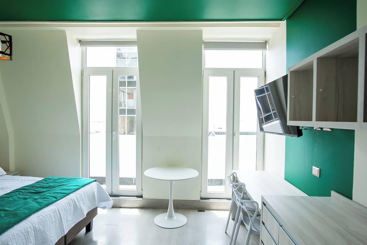 Superior Double Room, 1 Queen Bed, Balcony | Desk, laptop workspace, iron/ironing board, free cots/infant beds