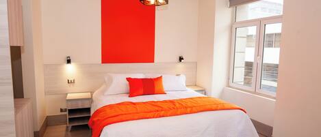 Standard Double Room, 1 King Bed | Desk, laptop workspace, iron/ironing board, free cribs/infant beds