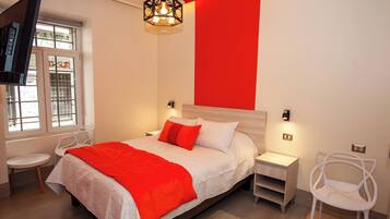 Standard Double Room, 1 Queen Bed | Desk, laptop workspace, iron/ironing board, free cots/infant beds