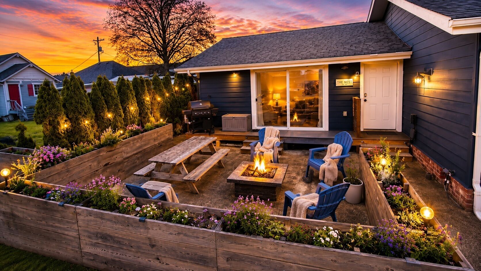 Outdoor dining