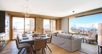 Vue sur les pistes ! T4 + cabine, tout équipé