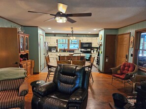 Smart TV, fireplace, DVD player, video library - The Nest is Best in Bear Paw, Murphy, NC. (Murphy)