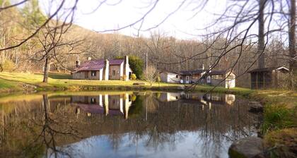Closest Cabin to Old Rag & Steps to White Oak Canyon; 2 ponds w/ private creek