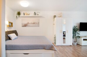 1 Schlafzimmer, kostenloses WLAN, Bettwäsche