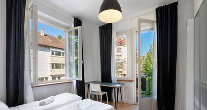 Appartement 'Die BleichstraĂe' avec balcon et Wi-Fi