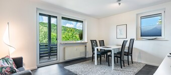Appartamento 'Schlossblick' con terrazza privata, balcone e Wi-Fi