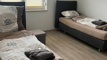 2 Schlafzimmer, kostenloses WLAN, Bettwäsche