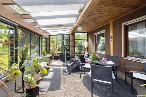 Ferienwohnung 'Wiesenblume' mit privater Terrasse und Gemeinschaftsgarten