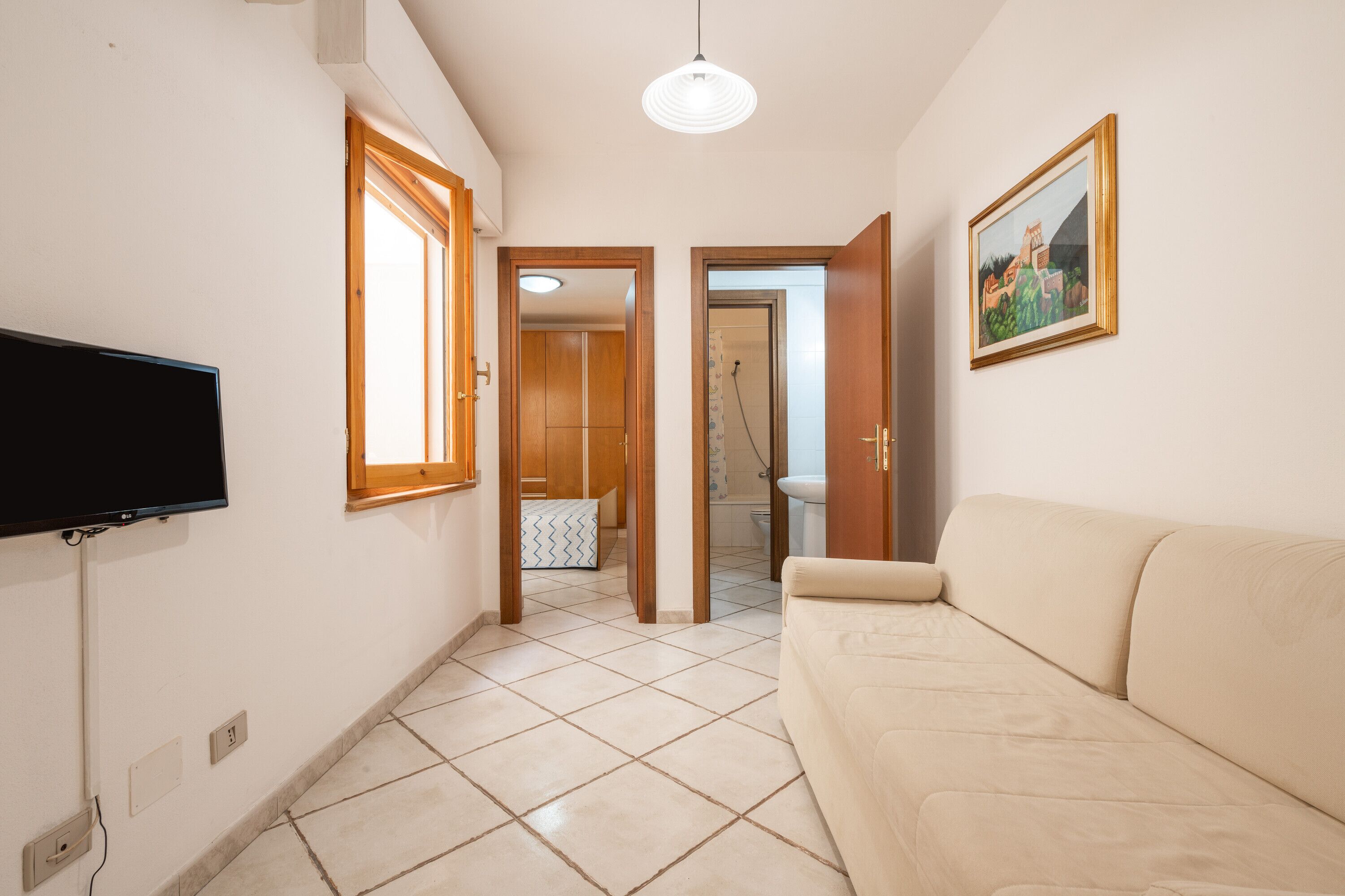 1 habitación y ropa de cama 