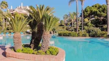 Indoor pool, a heated pool