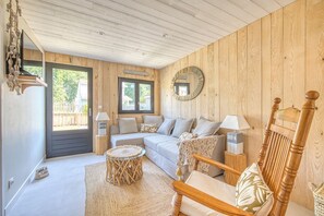 Fernseher, Kamin