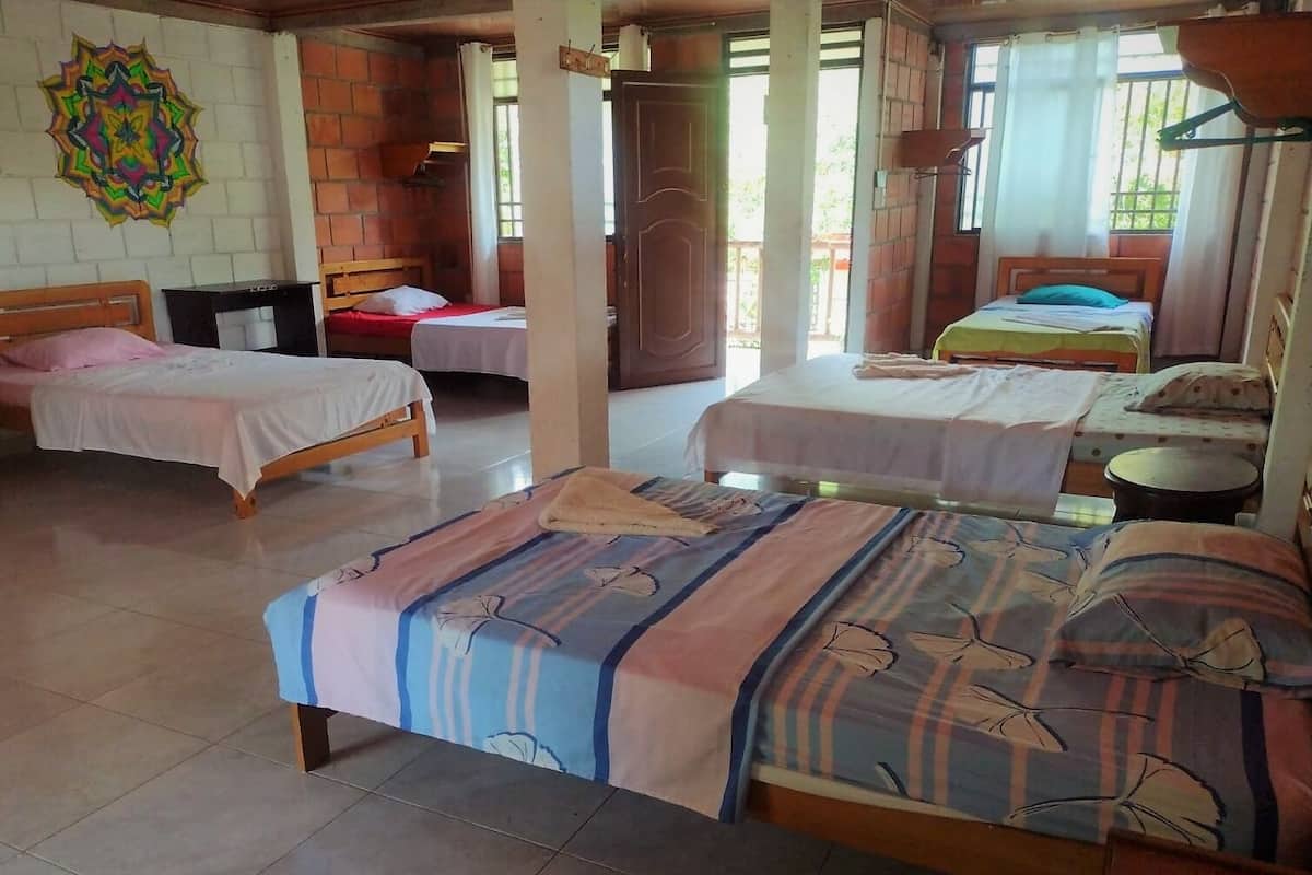 Basic Shared Dormitory, Garden View | Free WiFi, bed sheets