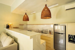 Traditional Villa, Patio, Pool View | Private kitchen