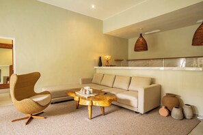 Traditional Villa, Patio, Pool View | Living area | LCD TV - Villa Dian Canggu (Canggu)