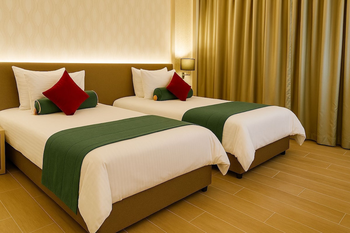 Standard Twin Room | Frette Italian sheets, premium bedding, down comforters