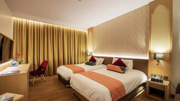 Habitación Deluxe con 2 camas individuales | Sábanas italianas Frette y ropa de cama de alta calidad