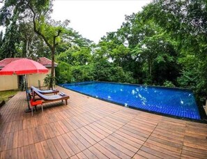 Outdoor pool - Aranya Nivas Resort (Samakhunta)