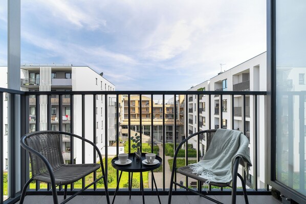 Studio, Balcony | Balcony - Studio in Poznań Near MTP by Renters (Poznan)