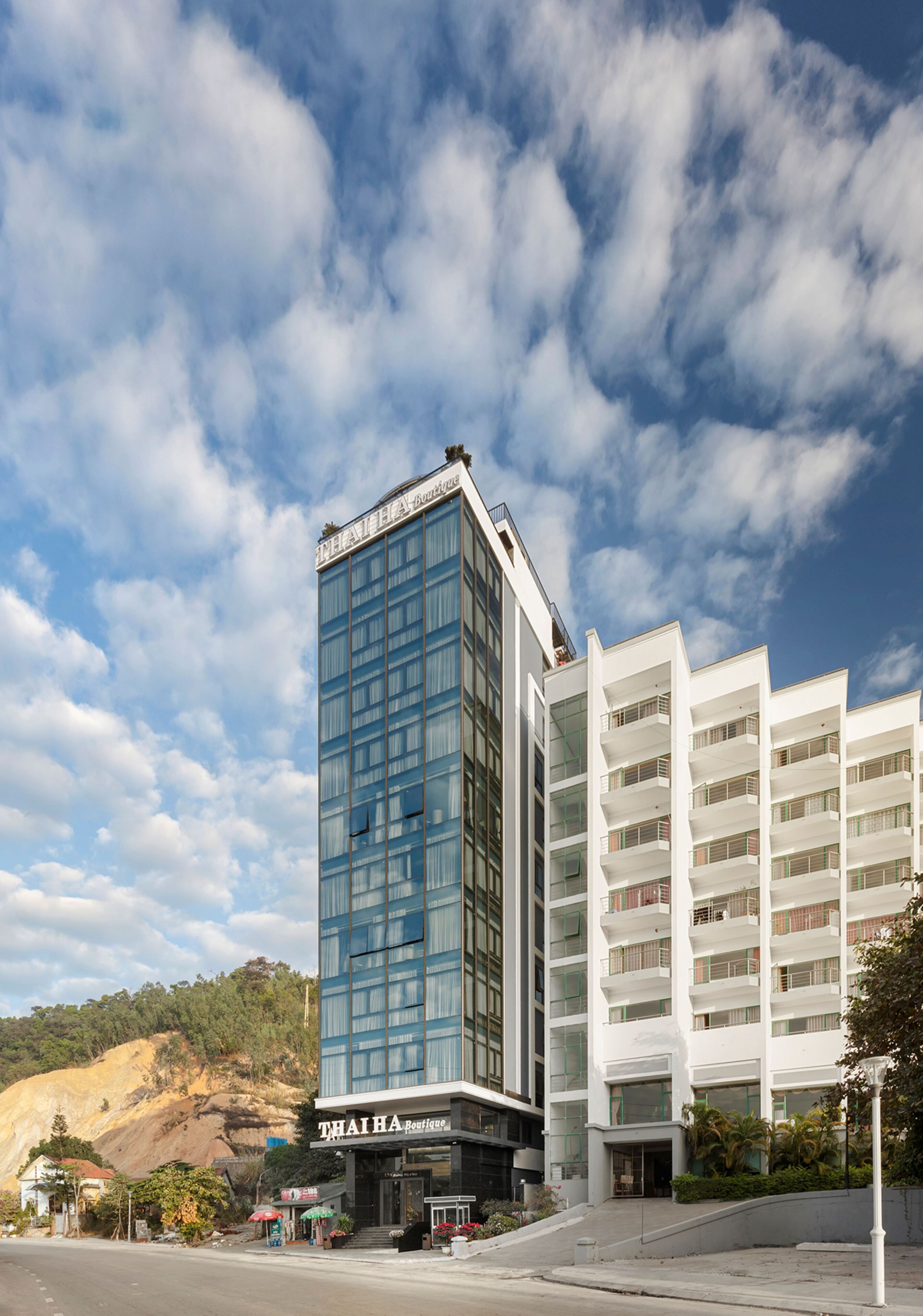 Voorkant van accommodatie