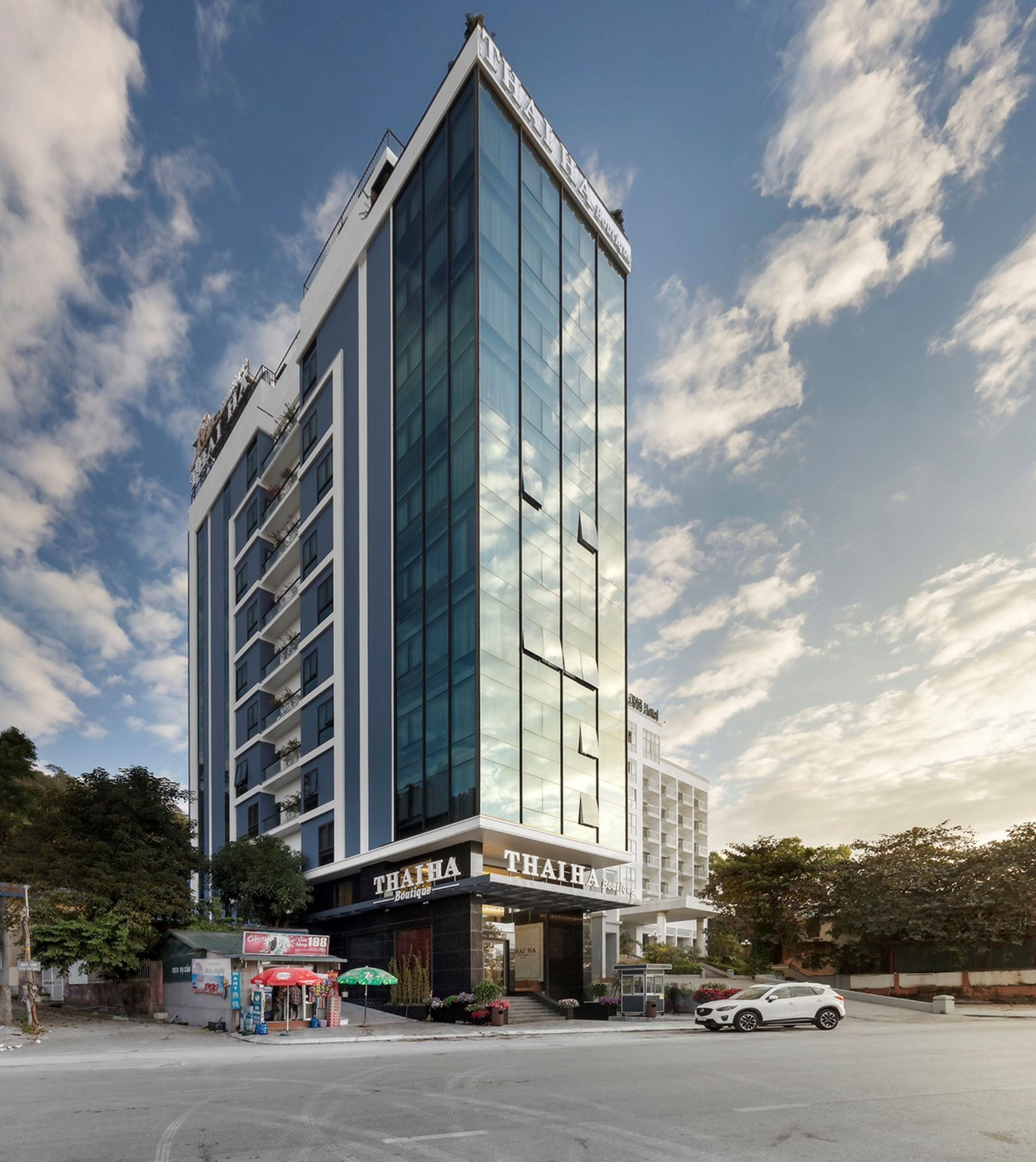 Voorkant van accommodatie